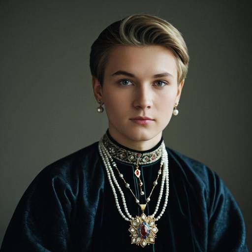 Realistic Male in Traditional Russian Dress