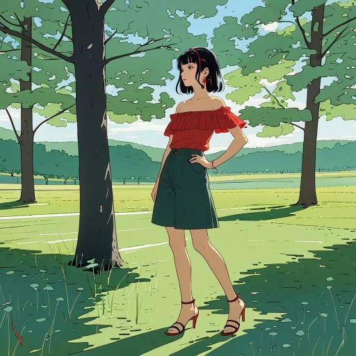 Serene Akudama Drive Girl in Meadow