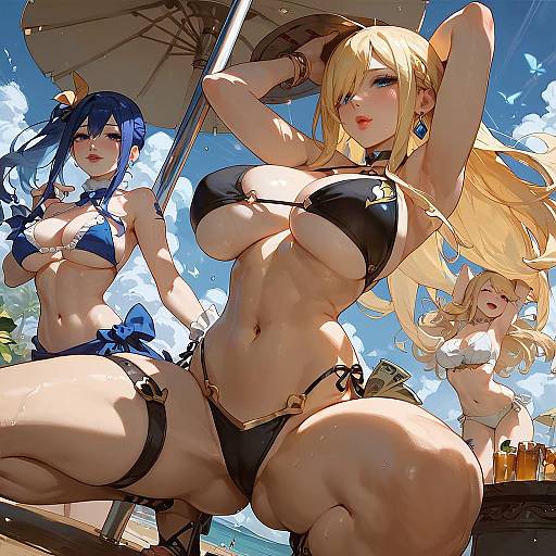 Fairy Tail Club Pole Dance Trio