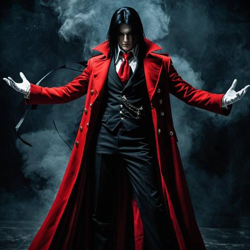 Alucard Cosplay with Red Coat