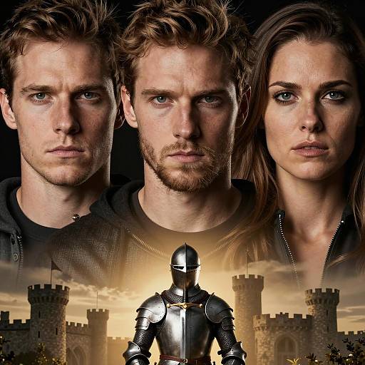 Intense Expressions with Knight and Castle