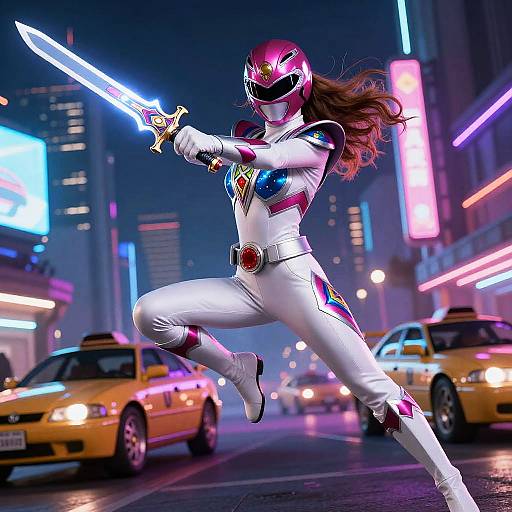 Natalie Portman as Neon Power Ranger
