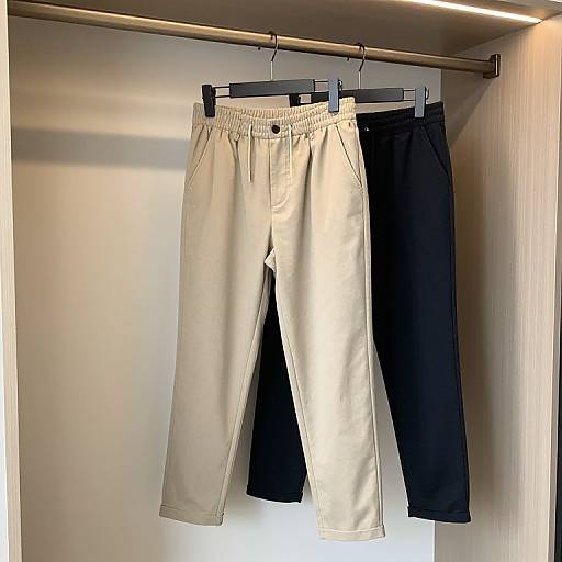 Relaxed Fit Trousers on Rack