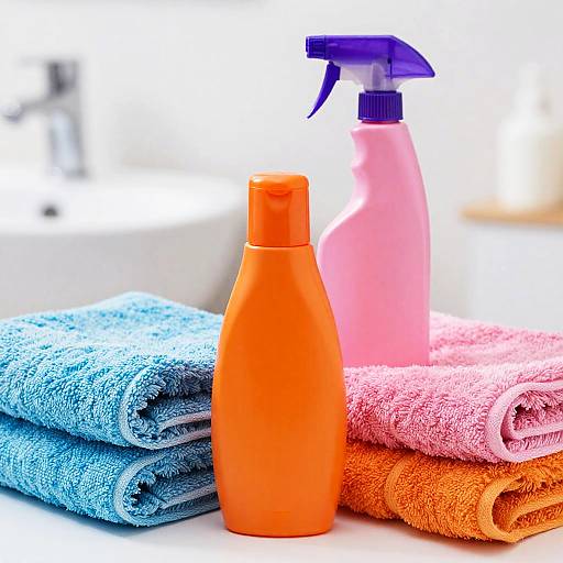 Brightly Colored Bathroom Essentials