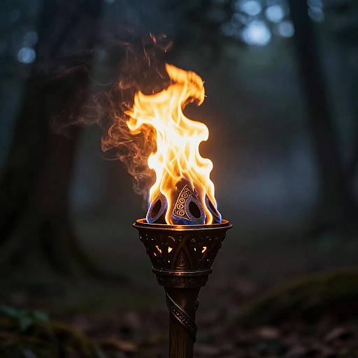 Fierce Glowing Mashal Torch