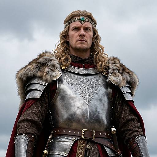 Epic Medieval Warrior Portrait