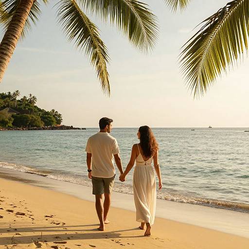 Romantic Walk on Phuket's Golden Shores