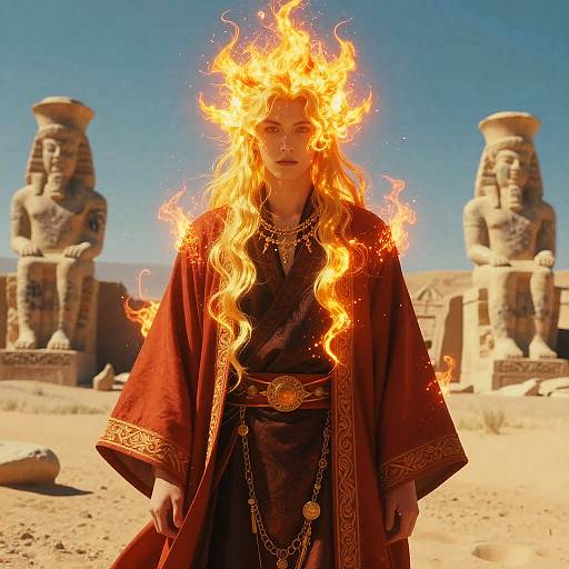 Anime Portrait of Solar Mage