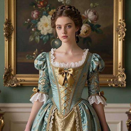 Elegant Ada Lovelace Portrait in Period Dress