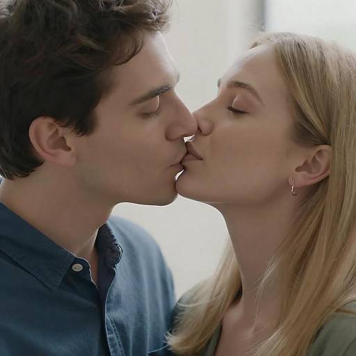 Intimate Couple Close-Up Photography