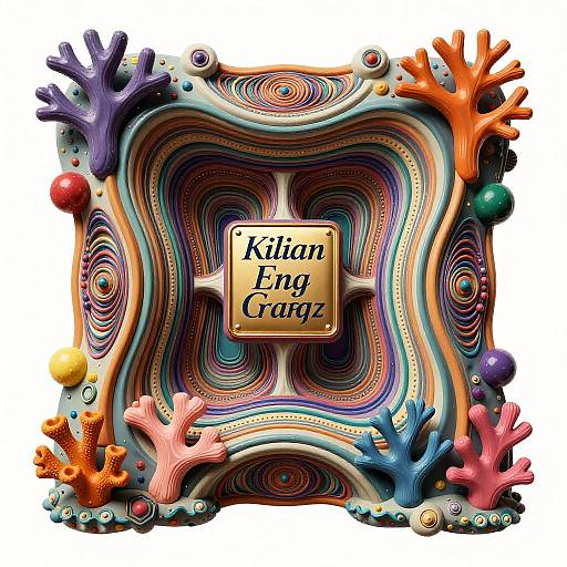 Vibrant digital art of 