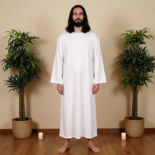 Adult Jesus Costume with Candle