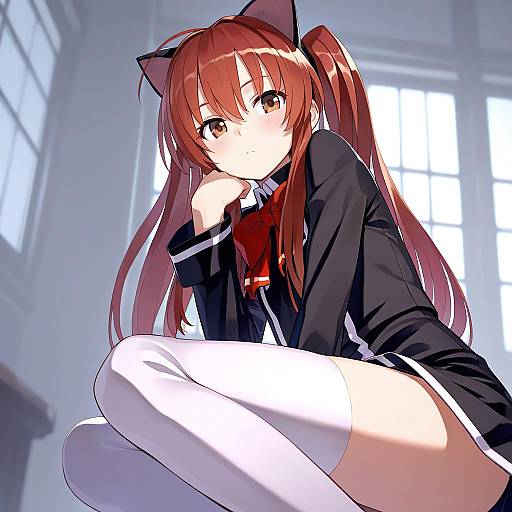 Illustration of Aloe (quiz magic academy), quiz magic academy in the style of Shihou (g-o-s)