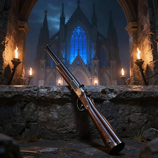 Crusader Shotgun in Gothic Fantasy