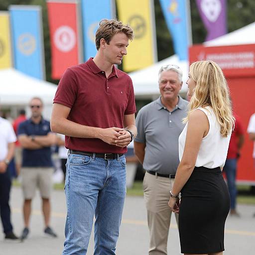 Vibrant Outdoor Event Gathering Scene