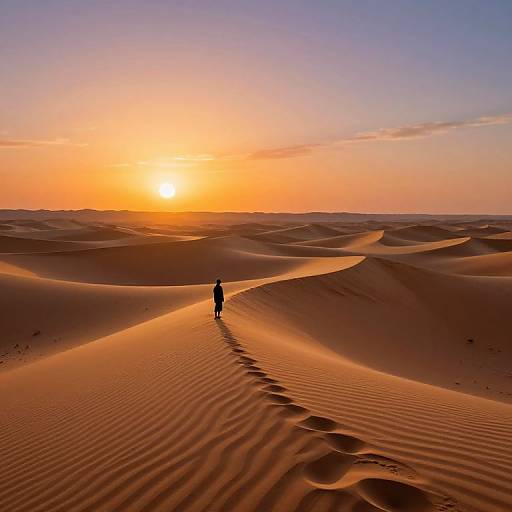 Surreal Dali-Inspired Dreamlike Desert