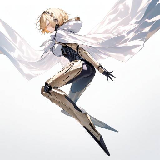 Aigis Android Character Illustration