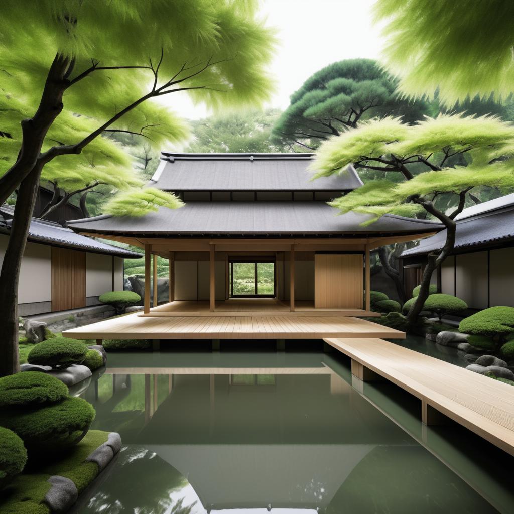 Minimalist Traditional Japanese Tea House Design