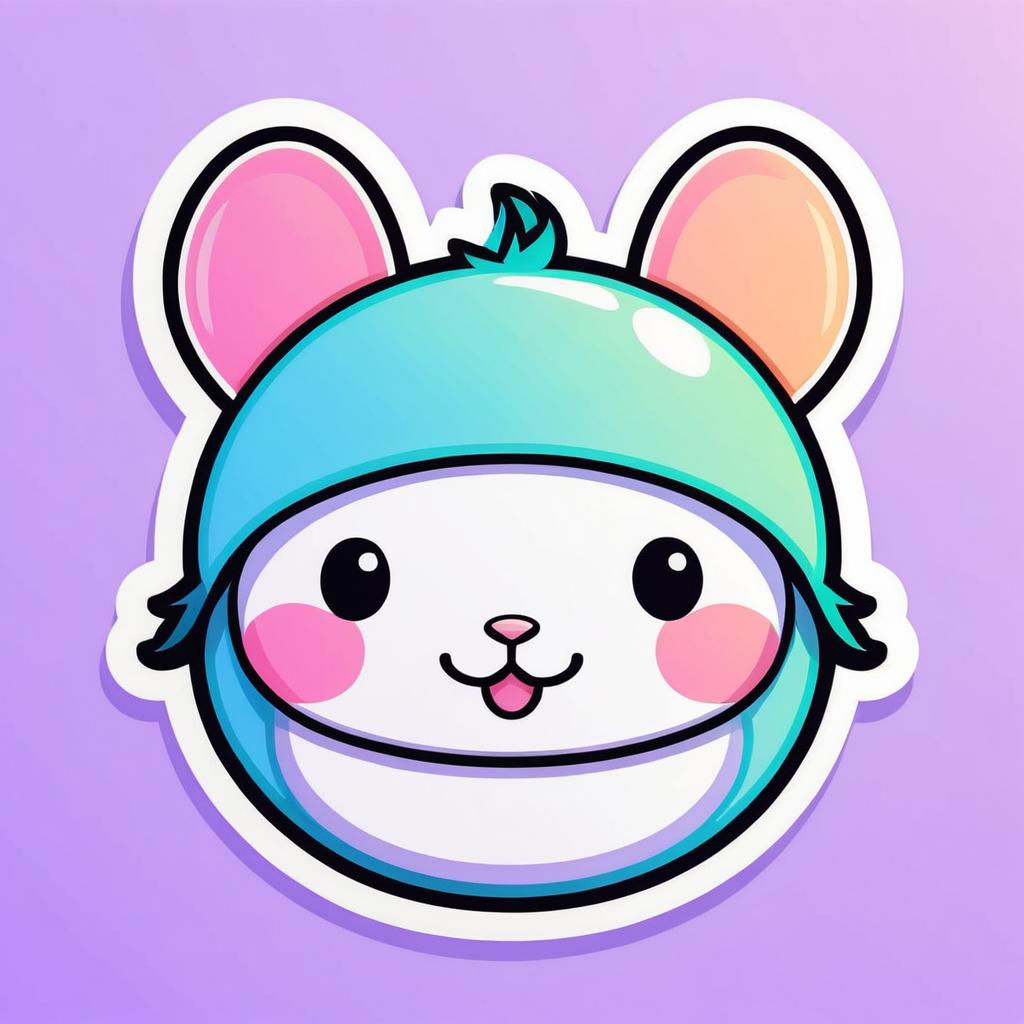 Kawaii Bunny Icon for User Interface