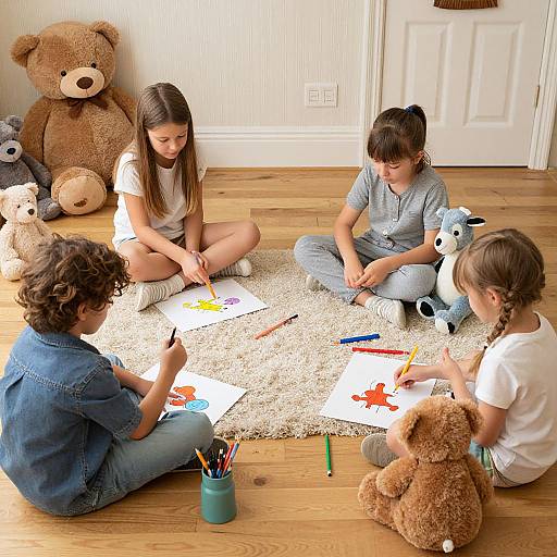 Cozy Indoor Kids Photoshoot Setup