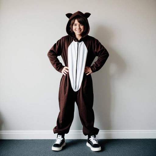Adorable Male Child in Kigurumi Costume