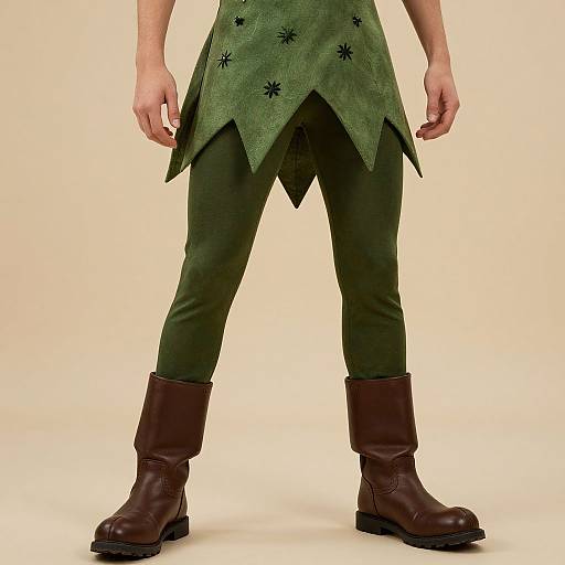Peter Pan Inspired Male Costume Close-Up