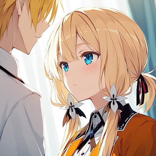 Illustration of Allen avadonia, vocaloid in the style of Nagishiro mito