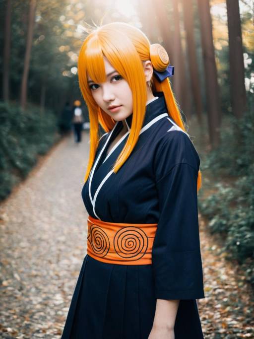 Realistic Nagato Uzumaki Cosplay Photo