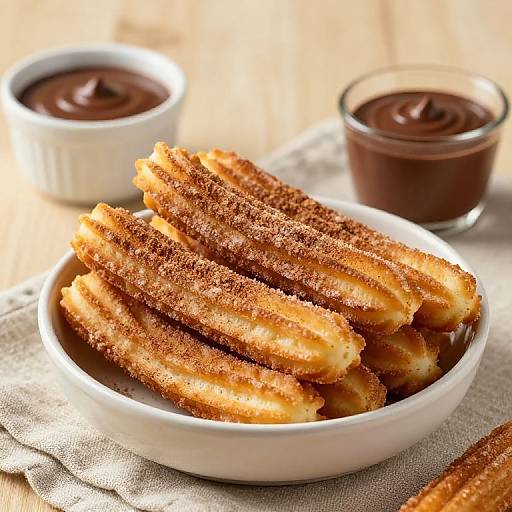 Traditional Spanish Churros Dessert