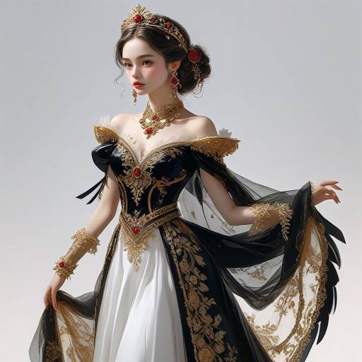 Glamorous Academic in Elegant Attire