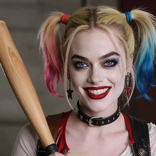 Photoreal Harley Quinn Cinematic Portrait