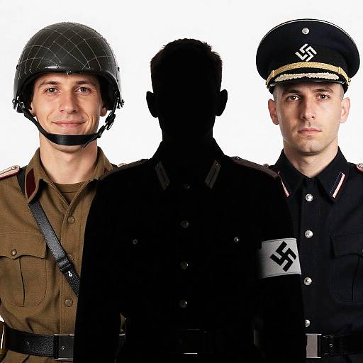 Historical Portrait of Contrasting Figures