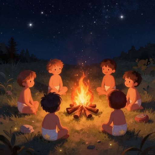 Cosmic Campfire with Star Boys