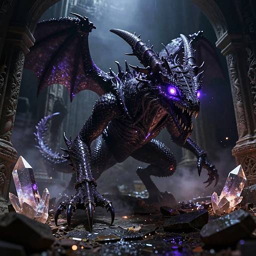 Amethyst Basilisk in Shattered Catacombs