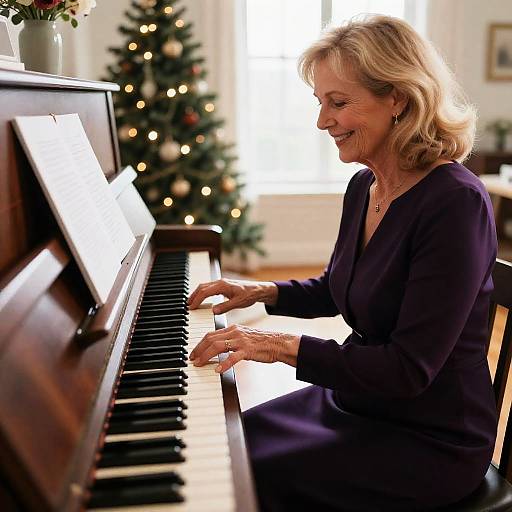 Joyful Piano Moments During Christmas
