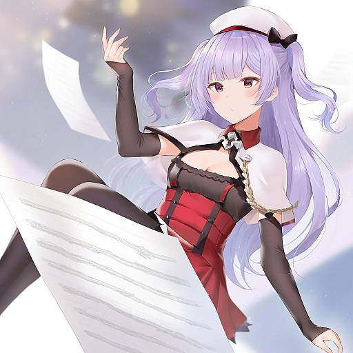 Illustration of Ajax (azur lane), azur lane in the style of Myusha