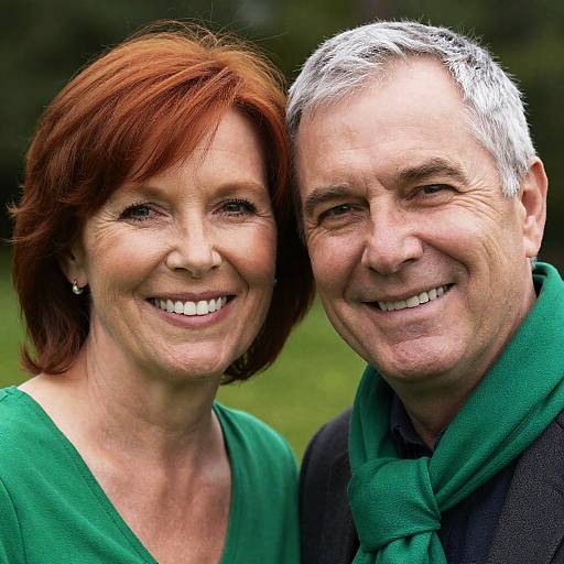 Happy Middle-Aged Couple Outdoors