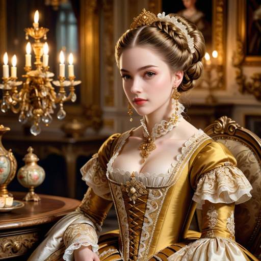 Elegant Baroque Portrait of a Woman