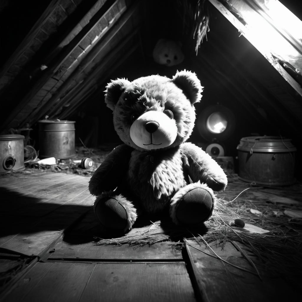 Haunting Fisheye: Forgotten Teddy Bear