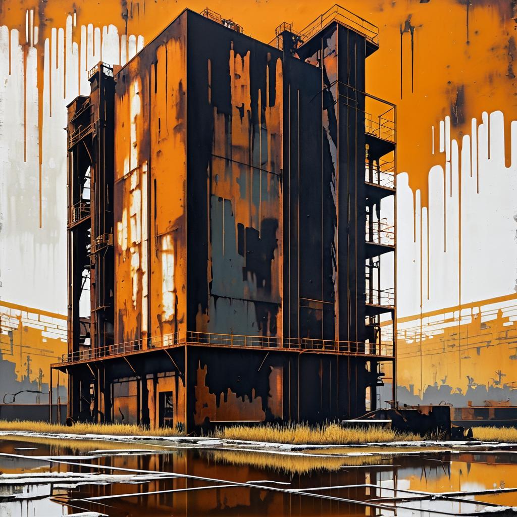 Award-Winning Industrial Grunge Artwork