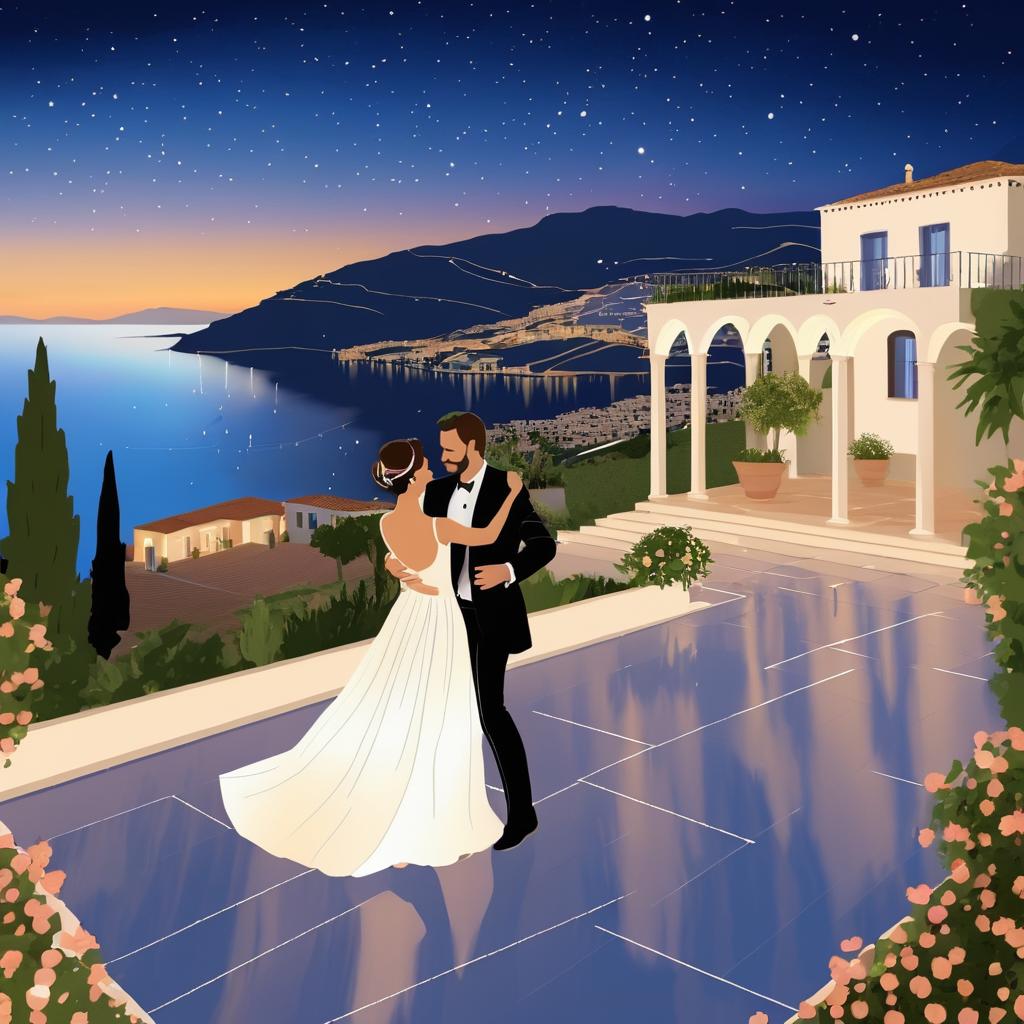 Romantic Dance Under Nafplio Stars