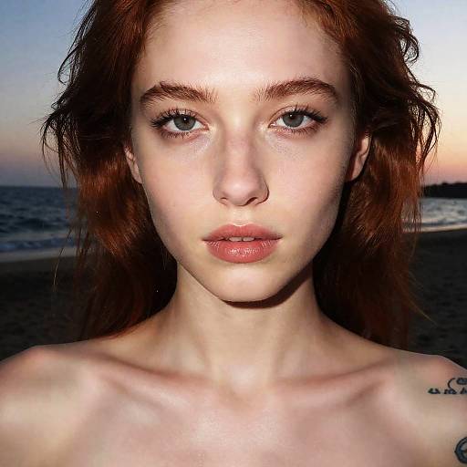 Cinematic Close-Up Selfie at Sunset