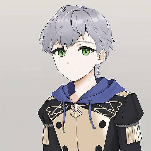 Illustration of Ashe ubert, fire emblem in the style of Chaesu