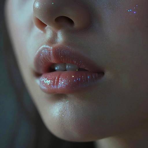 Ethereal Mystical Iridescent Lips