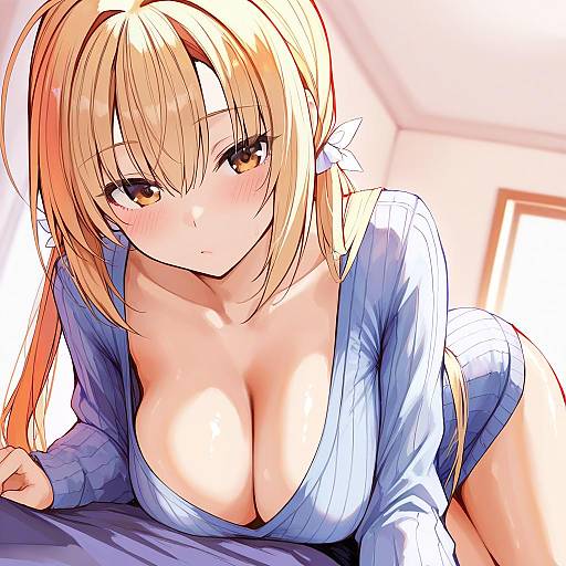 Illustration of Arihara nanami, riddle joker in the style of Naokomama