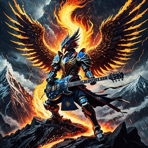 Robotic Phoenix Samurai at Thunderous Summit