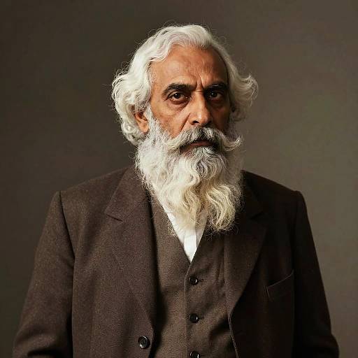 Rabindranath Tagore Fancy Dress Portrait
