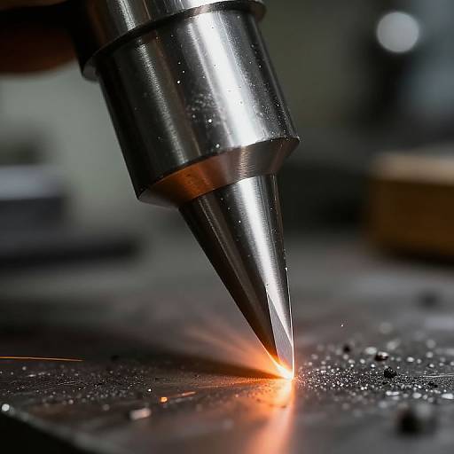 Hyper-Realistic Broacher Tool Close-Up