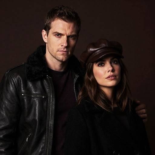 Romantic Winter Portrait of a Couple