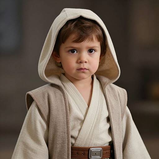 Infant Jedi in Hooded Robe